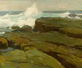 Edgar Alwin Payne, Rocks and sea