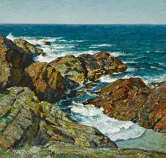 Paul Dougherty, The twisted ledge, oil on canvas stretched over board