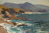Franz Bischoff, California coastal scene