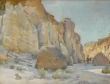 Charles A. Fries, Palisades in Hidden Springs Canyon