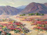 Benjamin Brown, Blue mountains, oil on canvas
