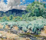Walter Ufer, Greasewood, Santa Fe River