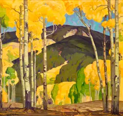 Carl Redin, In late September, oil on canvas