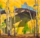 Carl Redin, In late September, oil on canvas
