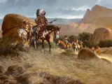Russ Vickers, War paint, 1976, oil on canvas