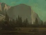 California School, El Capitan by moonlight