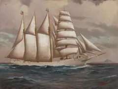 William Edgar, 'Makaweli', oil on board