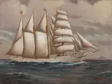 William Edgar, 'Makaweli', oil on board