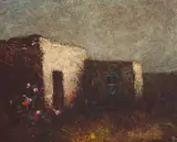 Will Sparks, Abandoned adobe, New Mexico, oil on panel
