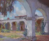 (n & a) Alson Skinner Clark, Mission San Juan Capistrano, 1919, oil on board