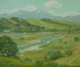William Wendt, San Juan Creek near the mission