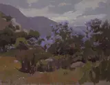 Elmer Wachtel, Lupines in the mist