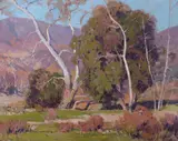 Hanson Puthuff, Arboreal fraternity, oil on canvas