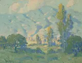 Paul Lauritz, California mountains, afternoon