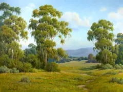 (n & a) David Chapple, Late spring, oil on canvas affixed to board