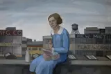 (n & a) Ross Edward Dickinson, Box lunch, oil on canvas