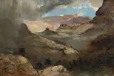 Frank Paul Sauerwein, Storm over the Grand Canyon, oil on canvas