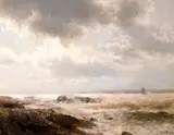 Hermann Herzog, Coast on Vinal Haven (Maine)