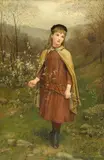 Jennie Brownscombe, Innocence, 1882, oil on canvas affixed to masonite