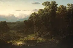 Ohio landscape by William Louis Sonntag, 1854, oil on canvas, offered May 2011
