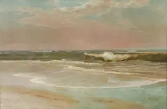 Winter Shoreline by Warren Sheppard, oil on canvas, sold May 2011
