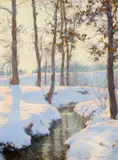 Walter Launt Palmer, Brook in winter