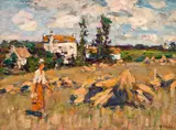Aloysius C. O'Kelly, Brittany, oil on panel