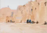 Ra John Singer Sargent, Church of the Nativity, Bethlehem, watercolor over pencil on paper