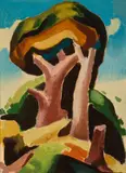 Thomas Hart Benton, Landscape with Trees