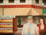 William Henning, F. W. Woolworth 5 and 10 cent store, 1933, oil on masonite