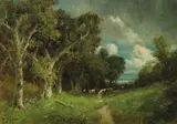 William Keith, Under the oaks