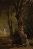 Thomas Hill, The onlooker; In the lane (a pair)