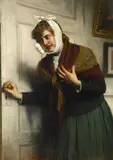 Toby Edward Rosenthal, Pray tell, the dentist!, 1889, oil on canvas