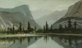 Frederick Ferdinand Schafer, Morning on Mirror Lake, Yosemite Valley