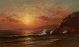 Raymond Dabb Yelland, Sunset, Mendocino Coast