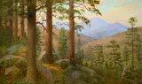 (n & a) William Lees Judson, High Sierras in the summer, oil on canvas