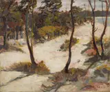 Sand dunes by Selden Connor Gile, 1929, oil on canvas, sold Apr 2011