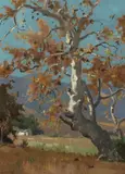 Elmer Wachtel, Ranch beneath the San Gabriel mountains