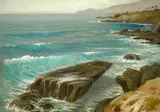 Frank Cuprien, Dripping rock, Arch Beach, California