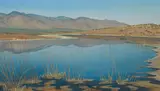 Ray Strong, Deep springs, California (Southeastern Sierras), oil on masonite