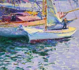 Wilhelm Heinrich Detlev Körner, Boats at Rocky Neck, Gloucester, Massachusetts