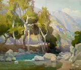 Marion Wachtel, Trees and stream