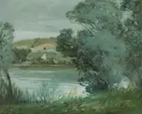 Carl Oscar Borg, Pond scene