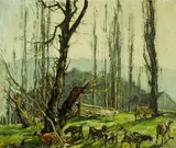 Millard Sheets, Green pastures