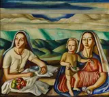 Paul Kirtland Mays, Bountiful harvest, oil on board