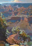 Carl Oscar Borg, A view into the Grand Canyon