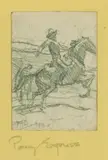 Maynard Dixon, Scenes of the Pony Express, 1930 (group of 4)