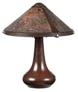 Dirk Van Erp, Copper and Mica Table Lamp