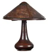 Dirk Van Erp, Copper and Mica Table Lamp