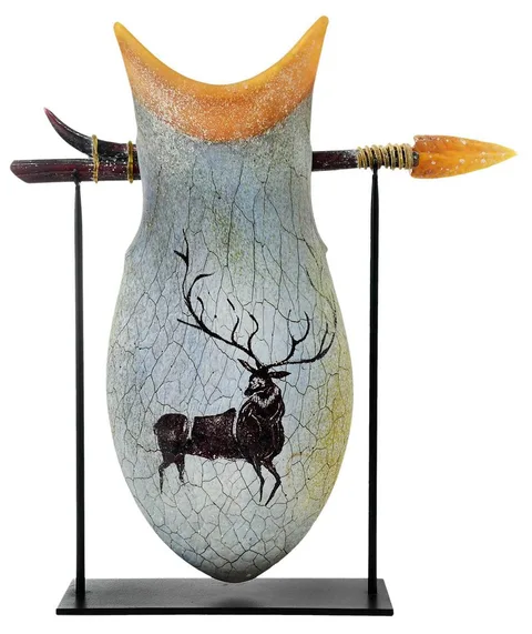 William Morris, Untitled, 1993, blown glass with sand
